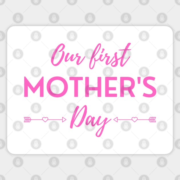 Our First Mother's Day Sticker by DAHLIATTE